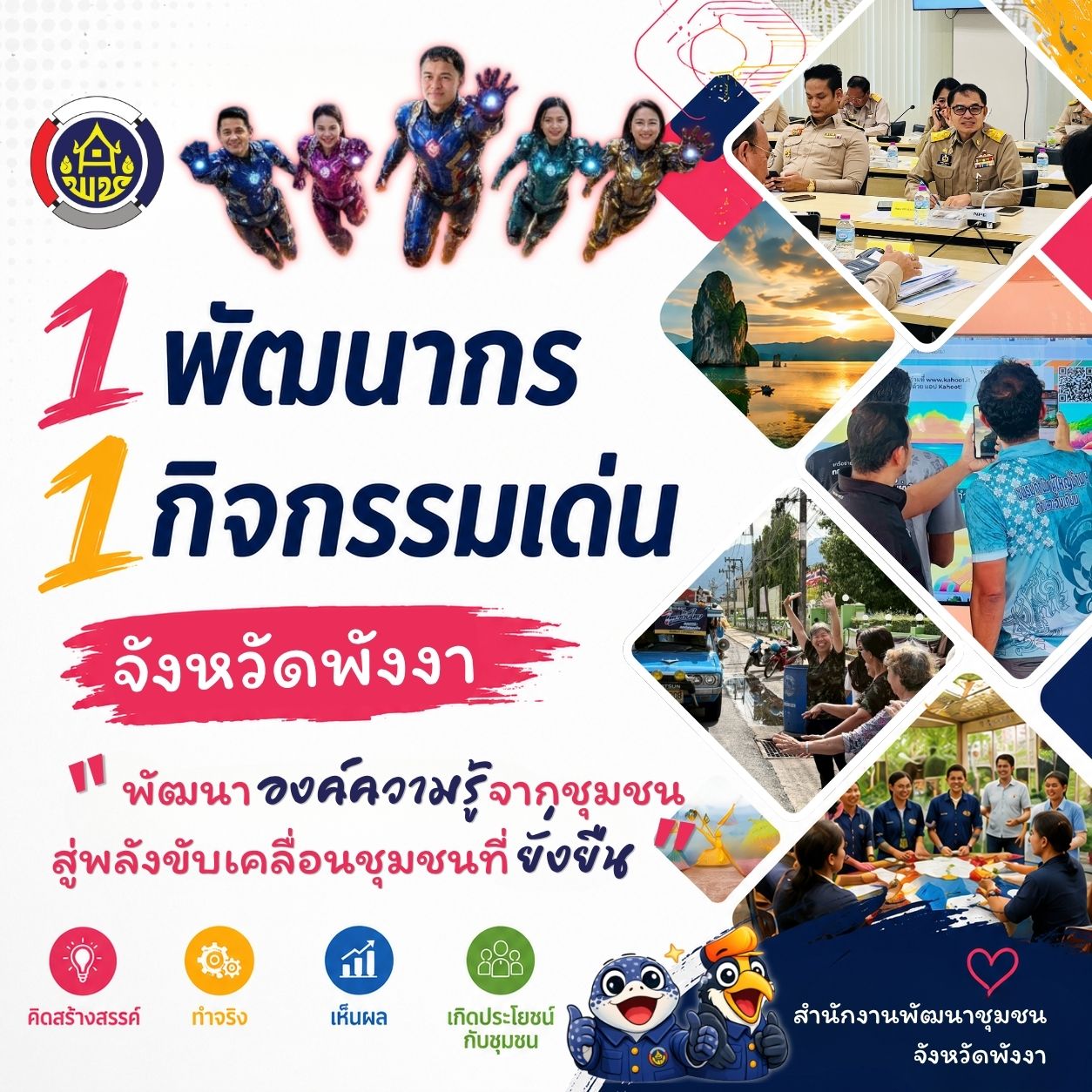 การขับเคลื่อน 1 พัฒนากร 1 กิจกรรมเด่น